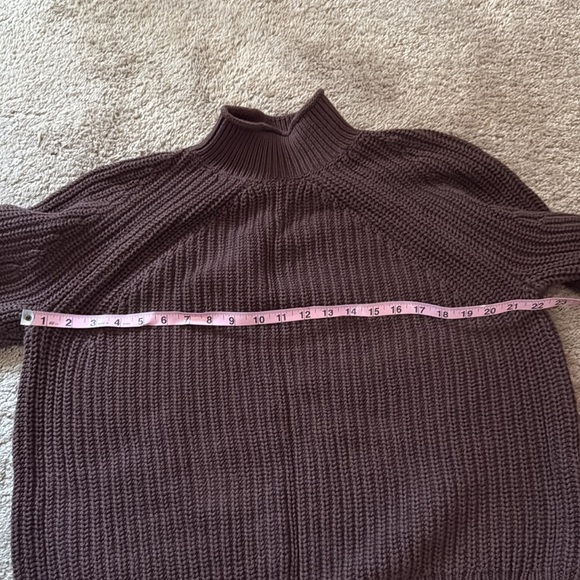 J Crew mockneck chunky rib sweater. - Picture 6 of 8